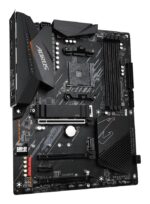 Mainboard GIGABYTE AMD B550 SAM4 ATX Memory DDR4 Memory slots 4 1xPCI-Express 16x 2xPCI-Express 3.0 1x 1xPCI-Express 3.0 2x 2xM.2 1xHDMI 1xDisplayPort 2xUSB 2.0 5xUSB 3.2 1xOptical S/PDIF 1xRJ45 5xAudio port B550AORUSELITEV21.5