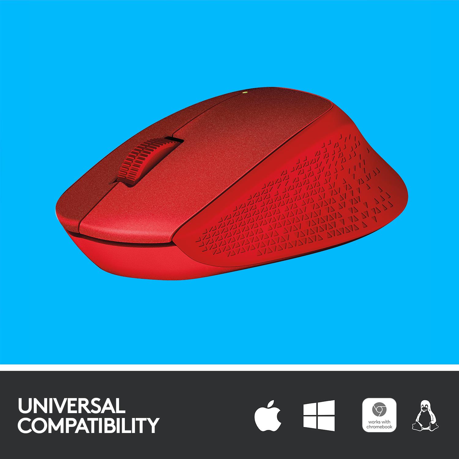 377a49d6-1331-4348-97e5-3ea866068bf7 MOUSE USB OPTICAL WRL M330/SILENT RED 910-004911 LOGITECH