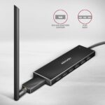 I/O HUB USB-C 7PORT FLAT/0.3M HUE-F7C AXAGON
