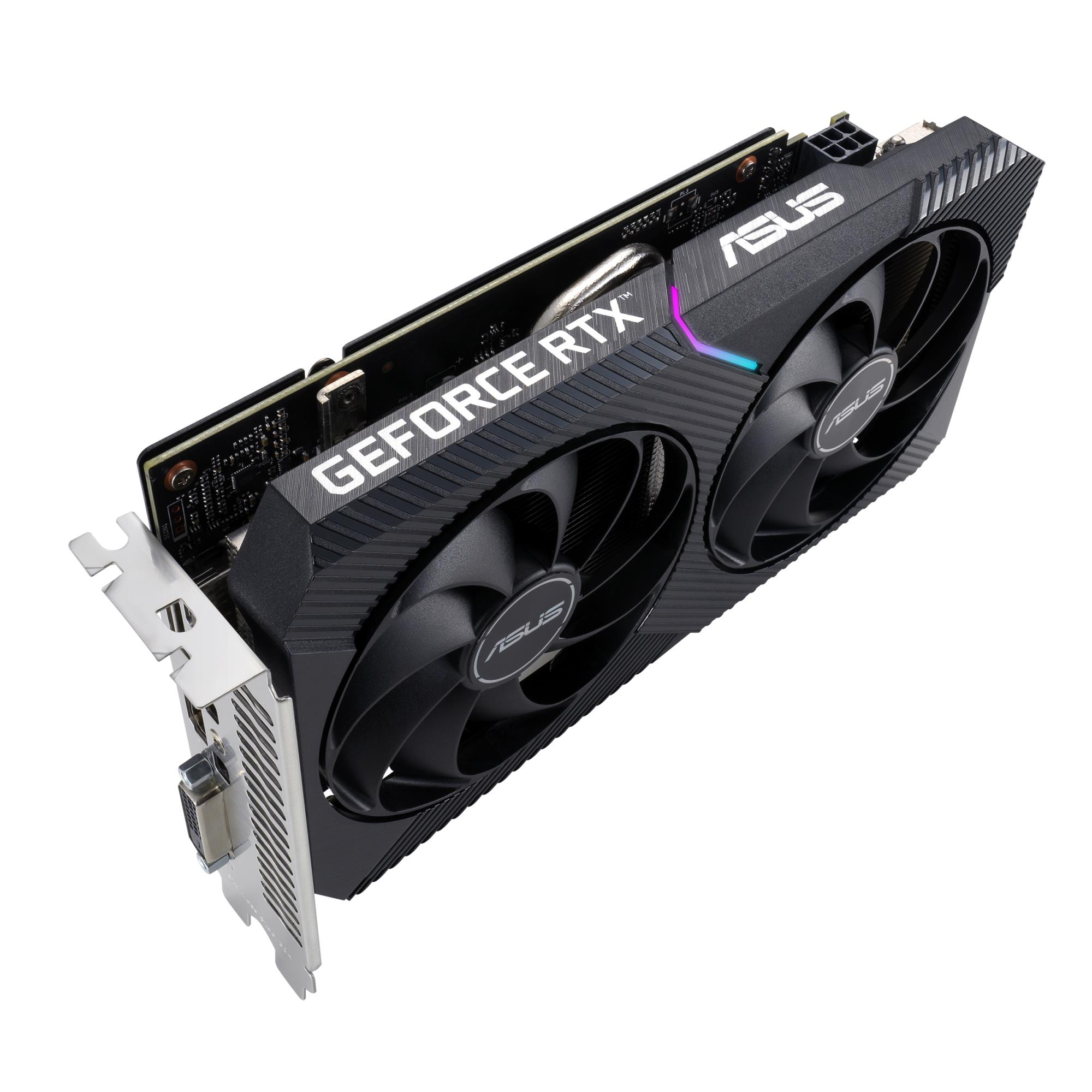 37a92187-dcb1-4843-b1df-2c16b151aa61 Graphics Card ASUS NVIDIA GeForce RTX 3050 8 GB GDDR6 128 bit PCIE 4.0 16x Dual Slot Fansink 1xDVI-D 1xHDMI 1xDisplayPort DUAL-RTX3050-O8G-V2