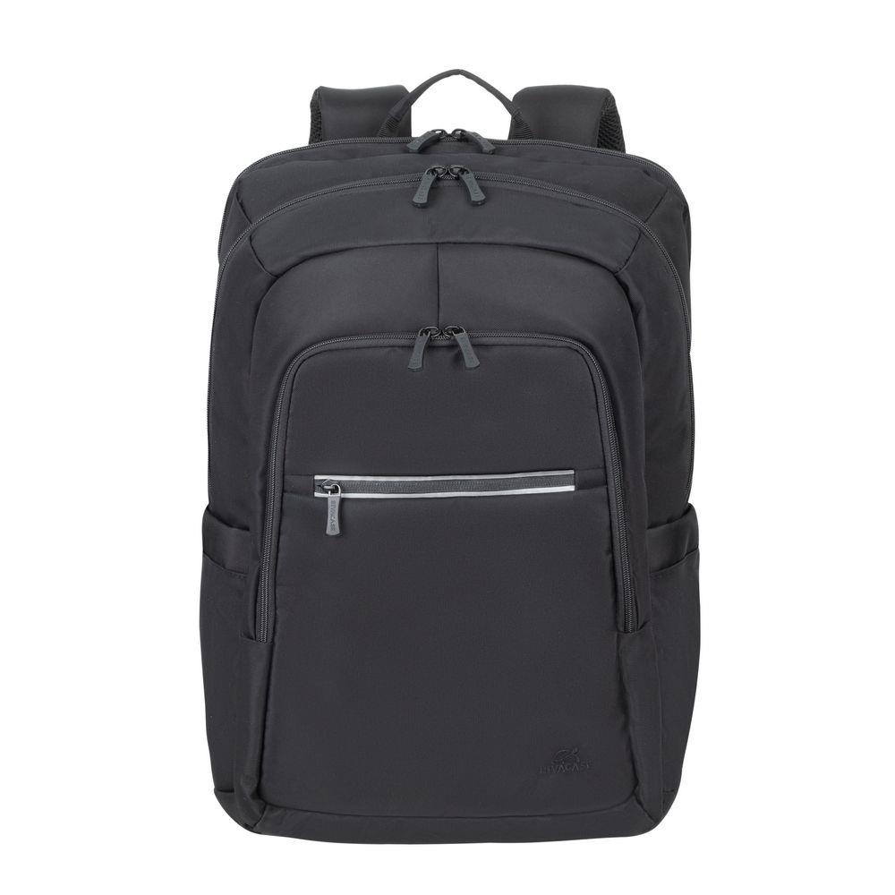384cb661-f438-49e3-a875-e6c55498ae13 Kuprinė NB BACKPACK ALPEND. ECO 17.3" iš šono, rodo diržus ir užtrauktukus