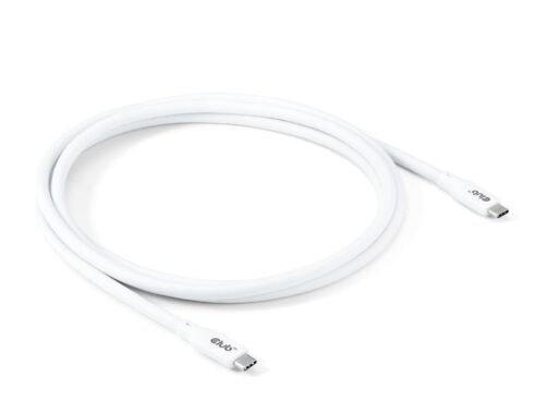 CABLE USB-C TO USB-C 2M/M/M WHITE CAC-3001 CLUB3D