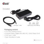 NB ACC DOCKING STATION/USB-C 60W CSV-1562 CLUB3D