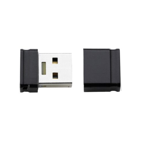 Intenso 64GB USB2 atminties kortelė, kompaktiškas dydis 18 x 15 x 7 mm