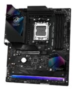 Mainboard ASROCK AMD B850 SAM5 ATX Memory DDR5 Memory slots 4 1xPCI-Express 4.0 16x 1xPCI-Express 5.0 16x 1xM.2 1xHDMI 1xAudio-In 1xAudio-Out 8xUSB 2.0 9xUSB 3.2 3xUSB-C 1xOptical S/PDIF 1xRJ45 B850RIPTIDEWIFI