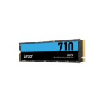 SSD LEXAR NM710 500GB M.2 PCIe Gen4, šoninis vaizdas su jungtimis