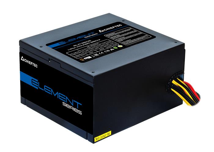 3b01e17c-62c7-4b90-a6bd-4371e276f9b3 Power Supply CHIEFTEC 600 Watts Efficiency 80 PLUS BRONZE PFC Active ELP-600S
