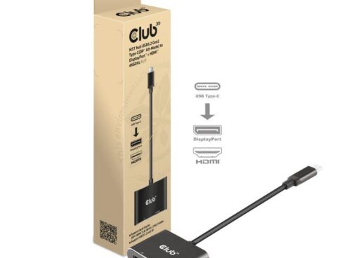 I/O HUB USB-C DP/HDMI/CSV-1552 CLUB3D