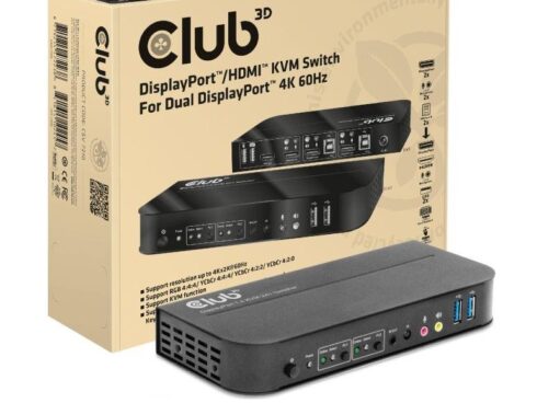 VIDEO SWITCH KVM DP/HDMI/CSV-7210 CLUB3D