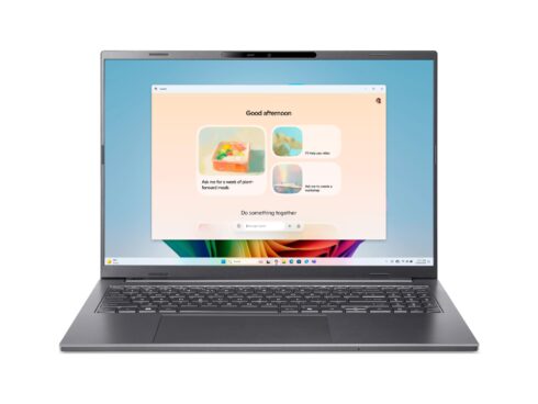 Nešiojamas kompiuteris ACER Aspire 16 AI su Qualcomm Snapdragon X1 3000 MHz ir 16GB RAM