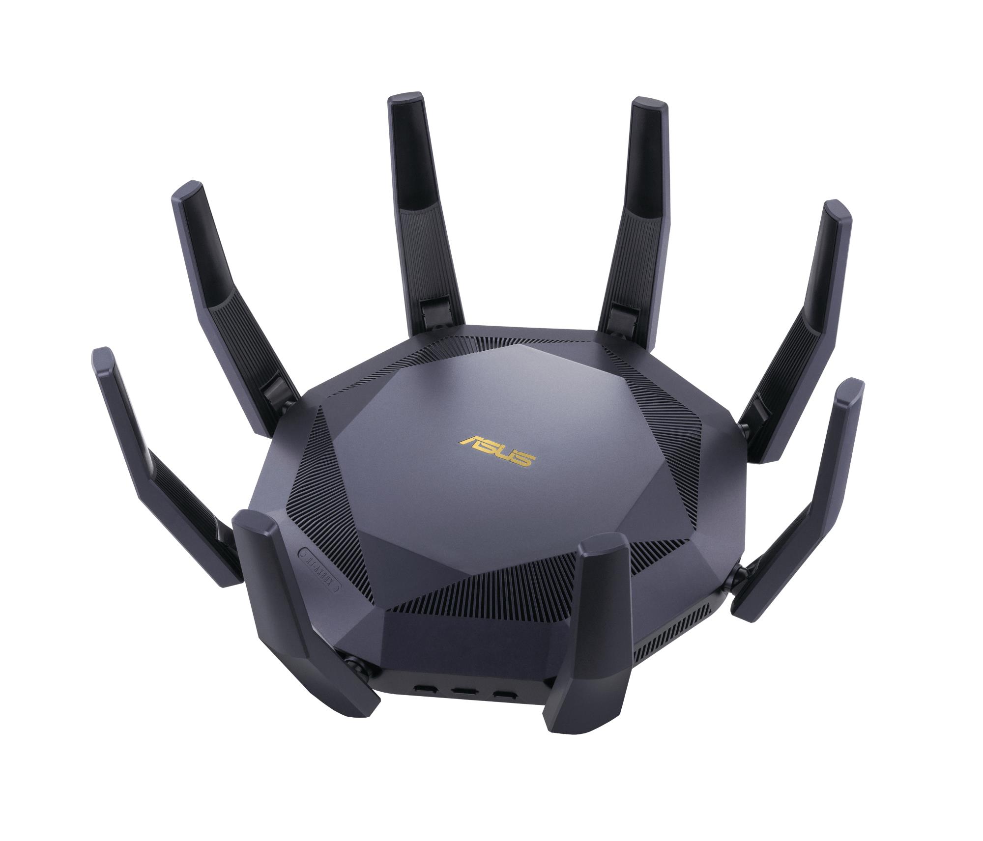 3da75e76-d605-4b94-b685-95d027b3e555 Wireless Router ASUS 6000 Mbps Mesh Wi-Fi 6 USB 3.1 9x10/100/1000M 1x10GbE 1xSPF+ Number of antennas 8 RT-AX89X