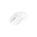 Pelė HyperX Pulsefire Haste 2, balta, matoma iš šono