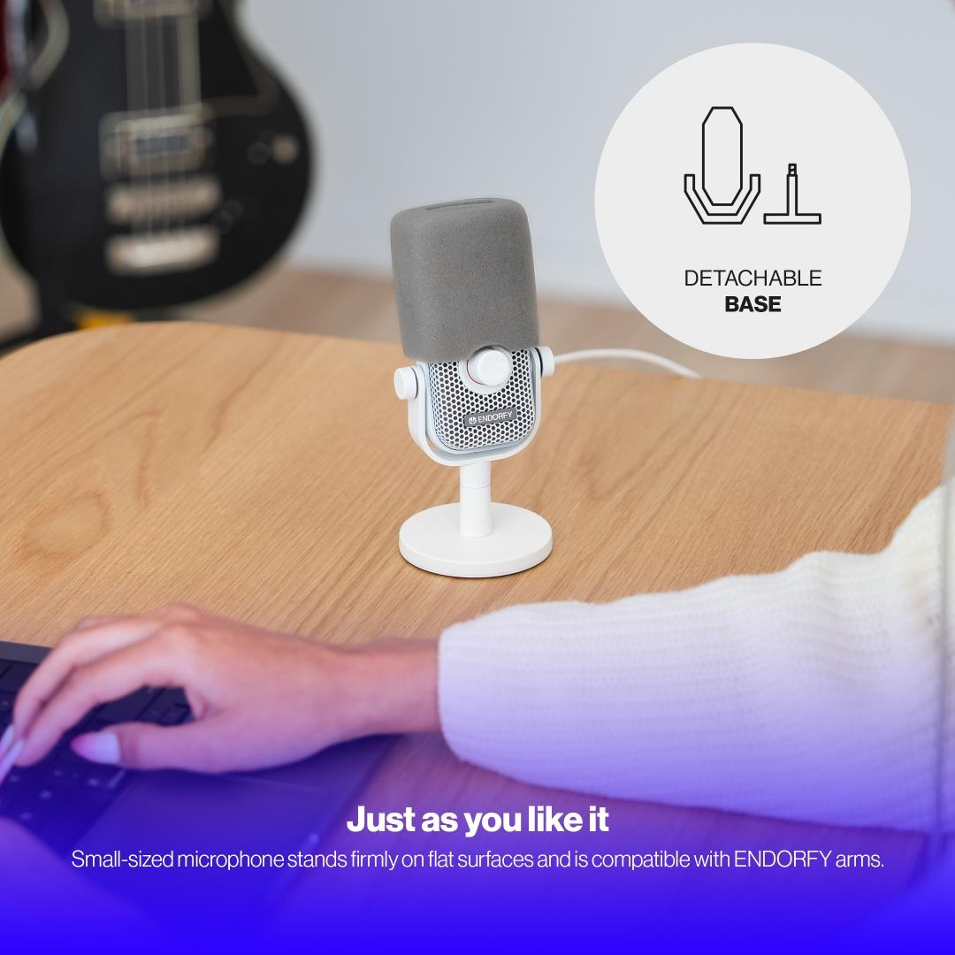 3e94faab-4ec6-4416-8c1e-4dd14a61a0ad MICROPHONE SOLUM VOICE S OWH/USB-C WHITE EY1B015 ENDORFY