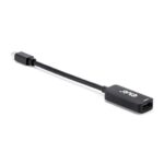 Adapterio MINI DP į HDMI su detalizuotu prijungimo kampu