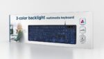 KEYBOARD MULTIMEDIA USB ENG/BLACK KB-UML3-02 GEMBIRD