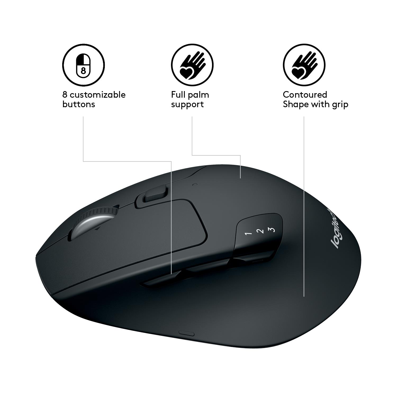 3fd158ad-21cc-4701-ab3f-933919dbd4a7 MOUSE BLUETH OPTICAL M720/TRIATHLON 910-004791 LOGITECH