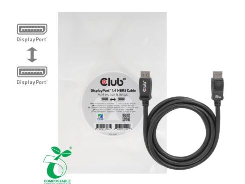 CABLE MINI DP TO DP 1M/M/M CAC-2067 CLUB3D