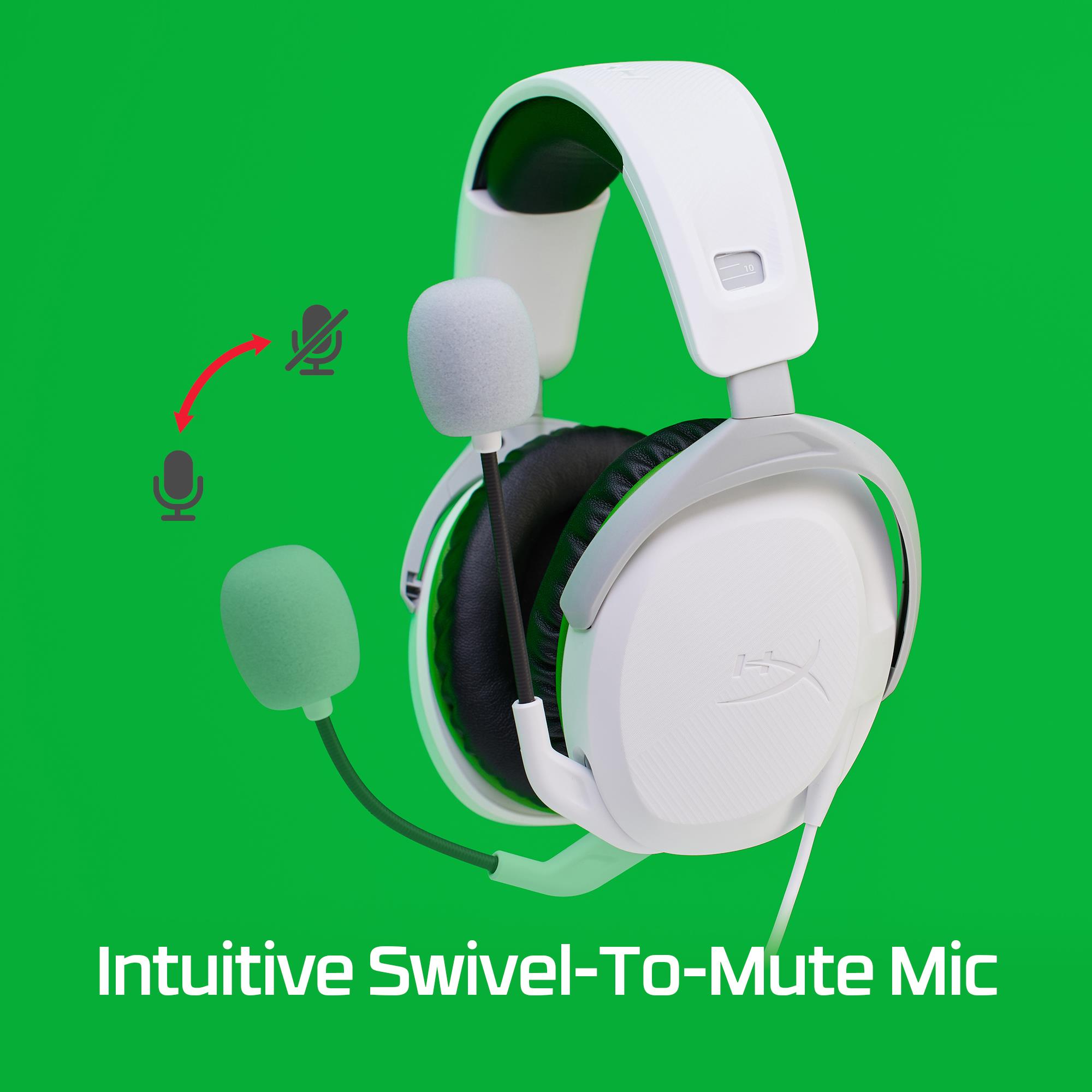 403a1acd-864e-45d8-9a79-b33119b1c4d1 HEADSET HYPERX CLOUDX STINGER2/WHITE/GREEN 75X28AA HYPERX
