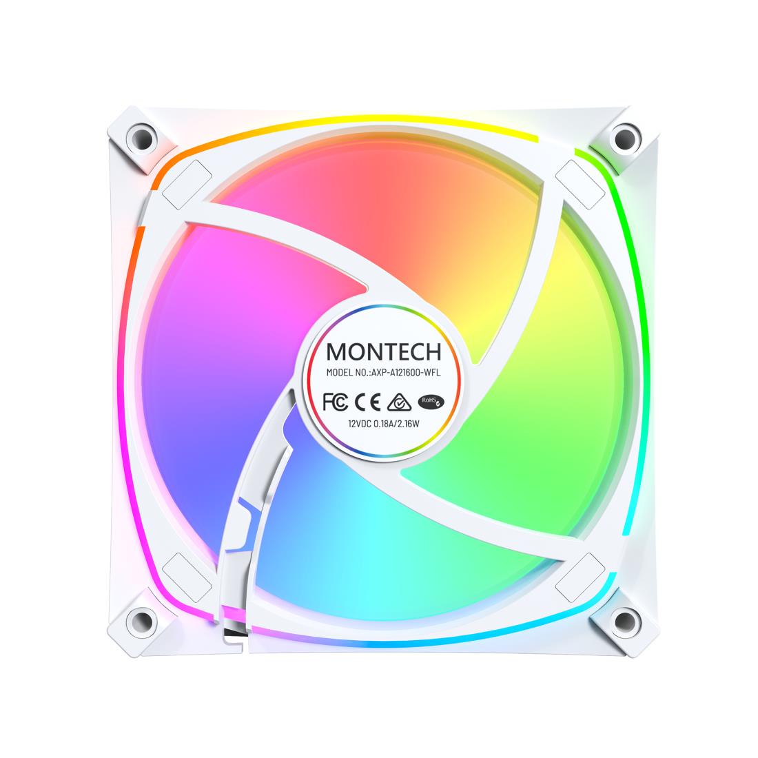 407798c1-b78b-4d75-85d0-d61f329e36d7 CASE FAN 120MM/AX120 PRO WHITE MONTECH