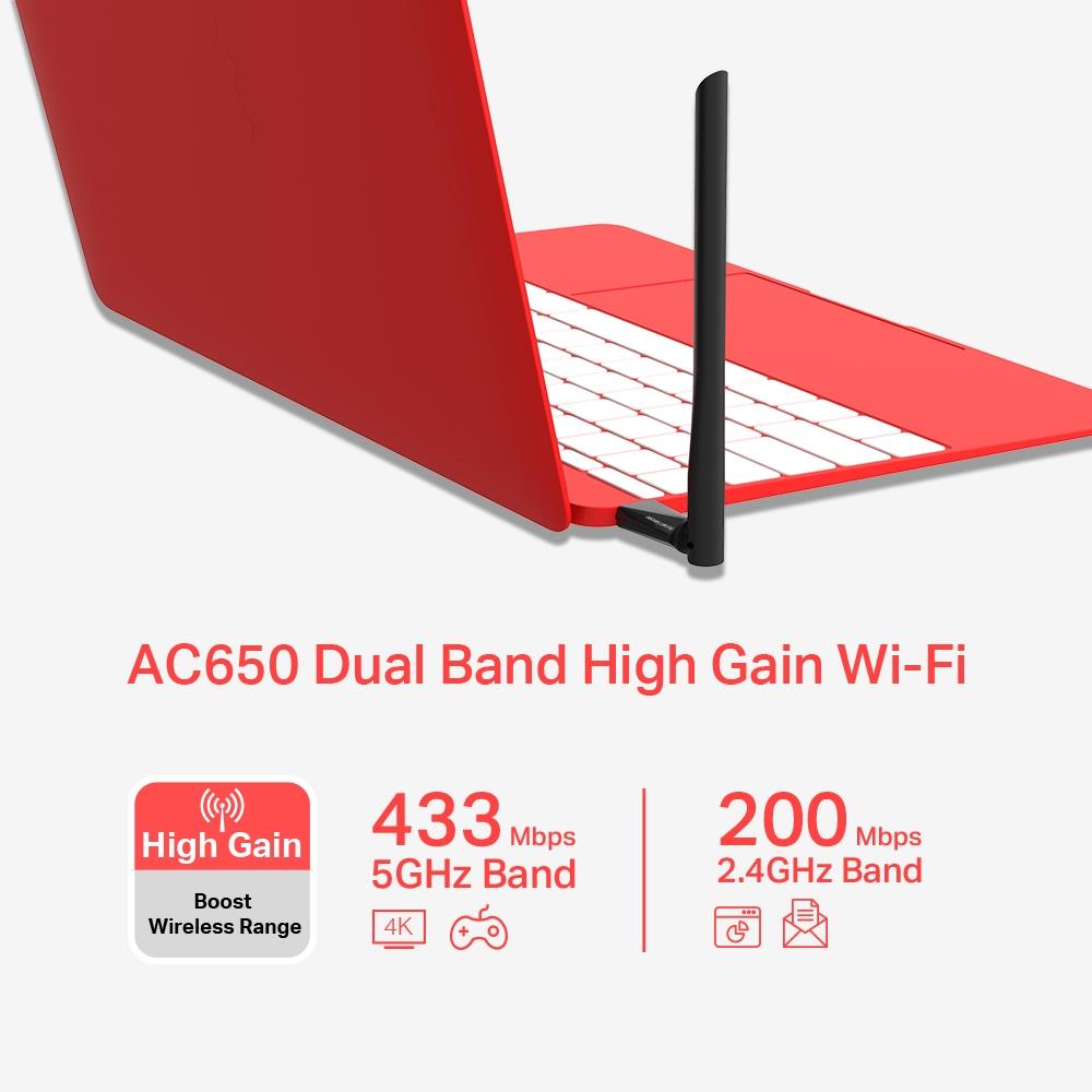 40cc6dcb-1537-4fc2-adcb-28f4e3fe61d7 WRL ADAPTER 433MBPS USB/MU6H MERCUSYS