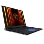 Notebook MSI Titan 18 HX AI A2XWJG CPU Core Ultra U9-285HX 2800 MHz 18" 3840x2400 RAM 64GB DDR5 6400 MHz SSD 6TB NVIDIA GeForce RTX 5090 24GB ENG Card Reader SD Express Windows 11 Pro Black 3.6 kg TITAN18HXAIA2XWJG-492NL