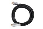 HDMI kabelio sujungimo galai, matomi iš arti