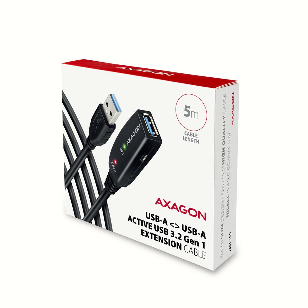 41aa8711-2ca4-46b2-997b-c604a267ca3b CABLE USB3.2 A-M/A-F ACTIVE/5M ADR-305 AXAGON