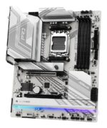 Motininė plokštė ASROCK X870 PRORSWIFI, šoninis vaizdas su prievadų išdėstymu