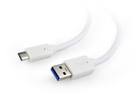 USB-C į USB 3.0 laidas, 0.5 m, baltas