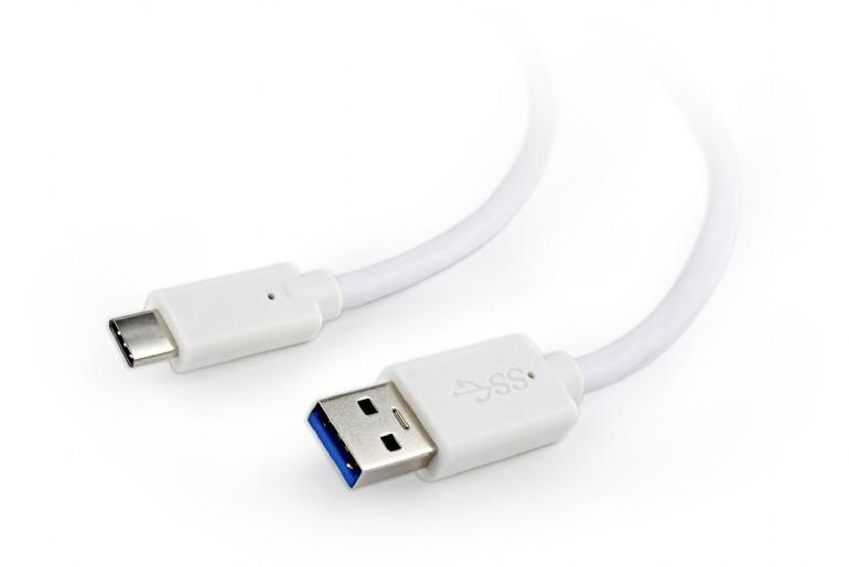 421d6558-4b4a-43e8-8ca1-cece708f1044 USB-C į USB 3.0 laidas, 0.5 m, baltas