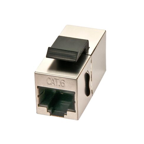 RJ45 moteriškas jungiklis Cat.6 STP su auksuotais kontaktais