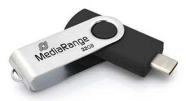 428c5acd-fc34-4786-ad12-47cd8d01183b USB-C atminties kortelė MediaRange 32GB, modelis MR1952