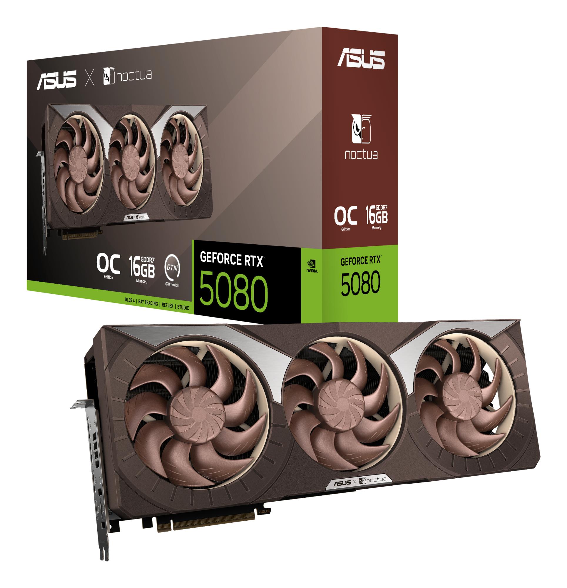 4377e4d4-bfbb-4aa8-9935-9f17dfb182a9 Vaizdo plokštė ASUS NVIDIA GeForce RTX 5080 su atidengtu PCB ir aušinimo sistema