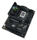 Motininė plokštė ASUS ROG STRIX Z890-F su išsamiais jungčių vaizdais