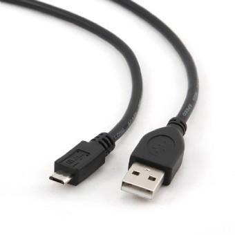 USB 2.0 laidas su A tipo ir Micro B tipo jungtimis, 0.5 m