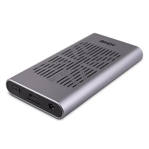 SSD korpusas Lindy M.2 su USB 3.2 Gen 2x2 ir klonavimo funkcija