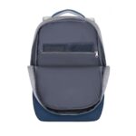 NB BACKPACK ANTI-THEFT 17.3"/7567 GREY/DARK BLUE RIVACASE