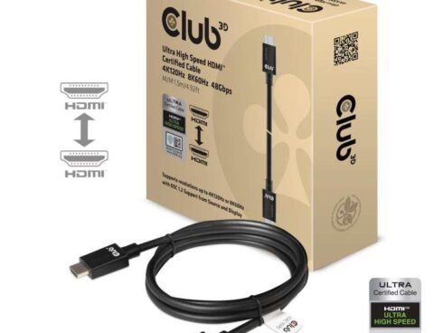 CABLE HDMI TO HDMI 1.5M/M/M CAC-1370 CLUB3D