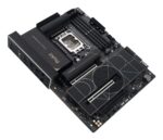 Motininė plokštė ASUS PROART Z890-CREATOR WIFI, šoninis vaizdas su jungtimis