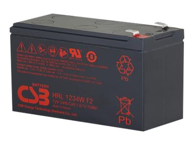 CSB Battery Battery 12V 9Ah 34W Pb F2   HRL1234W