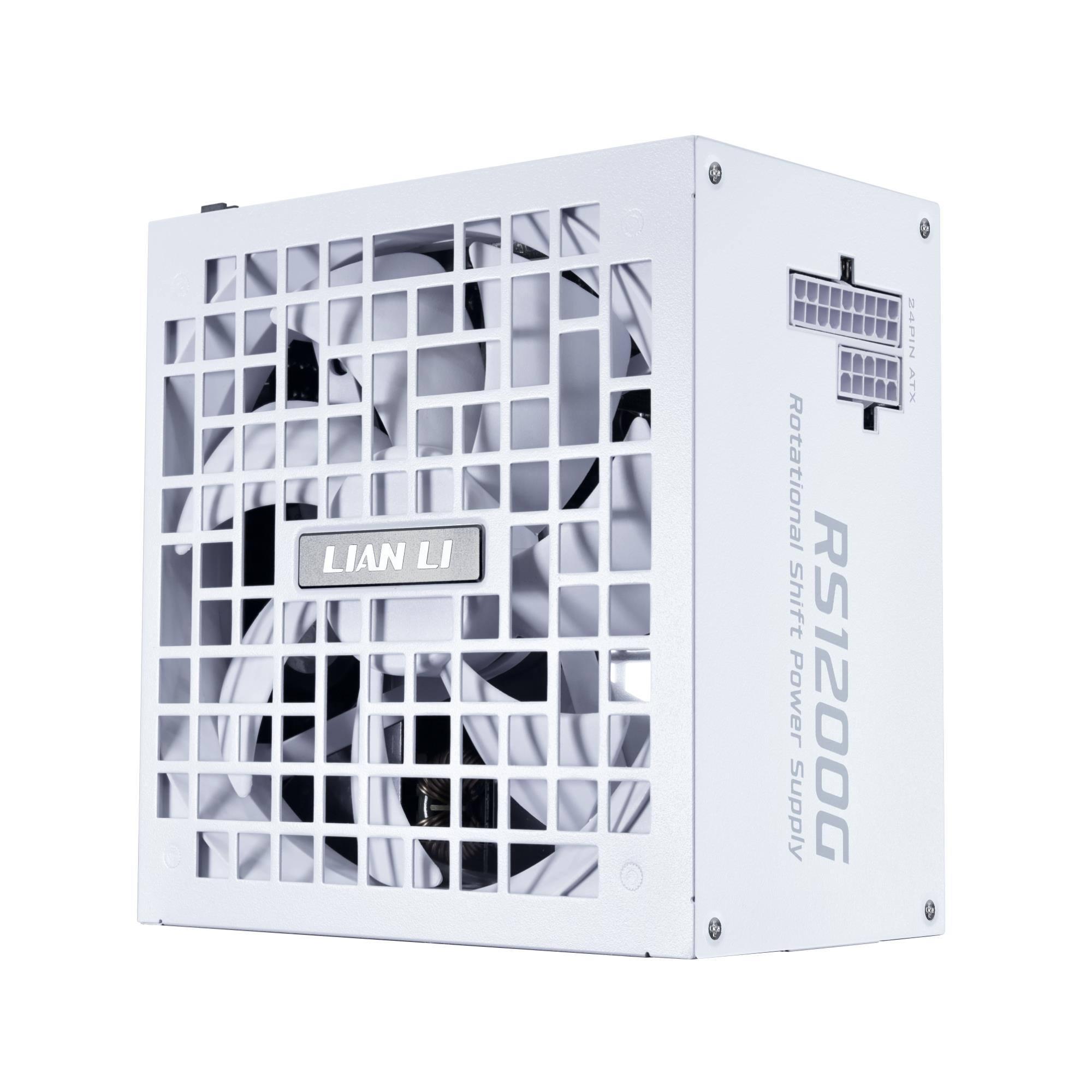 459f8a7c-345c-4b34-bc51-549b7656535e Maitinimo blokas Lian Li RS1200G su 1200W galia ir Platinum sertifikatu