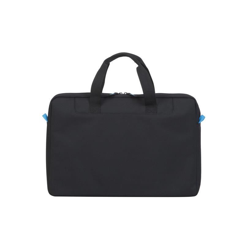 45ba13e8-71bb-4439-b552-a79e8ef66936 Dėklas Regent 15.6" iš šono, rodo užtrauktuką ir medžiagos tekstūrą