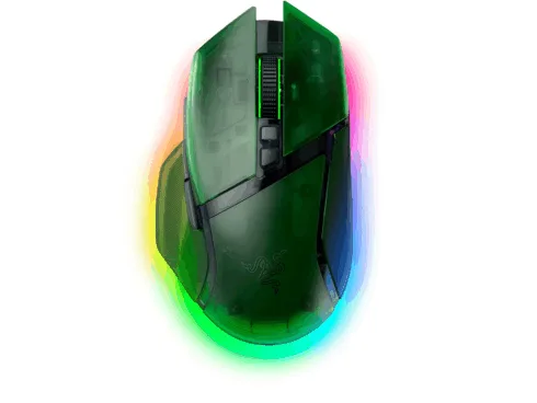 Razer Basilisk V3 Pro 35K | Gaming Mouse | Wireless/Wired | Phantom Green Edition