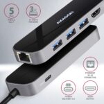 I/O HUB USB-C 6IN1/0.2M HMC-6GL AXAGON