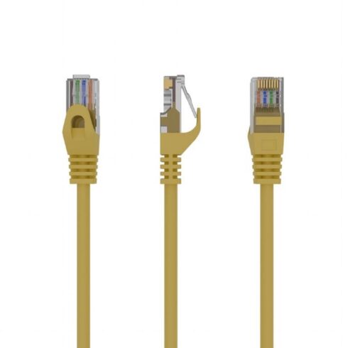 UTP Cat6 tinklo kabelis, 5 m, geltonas