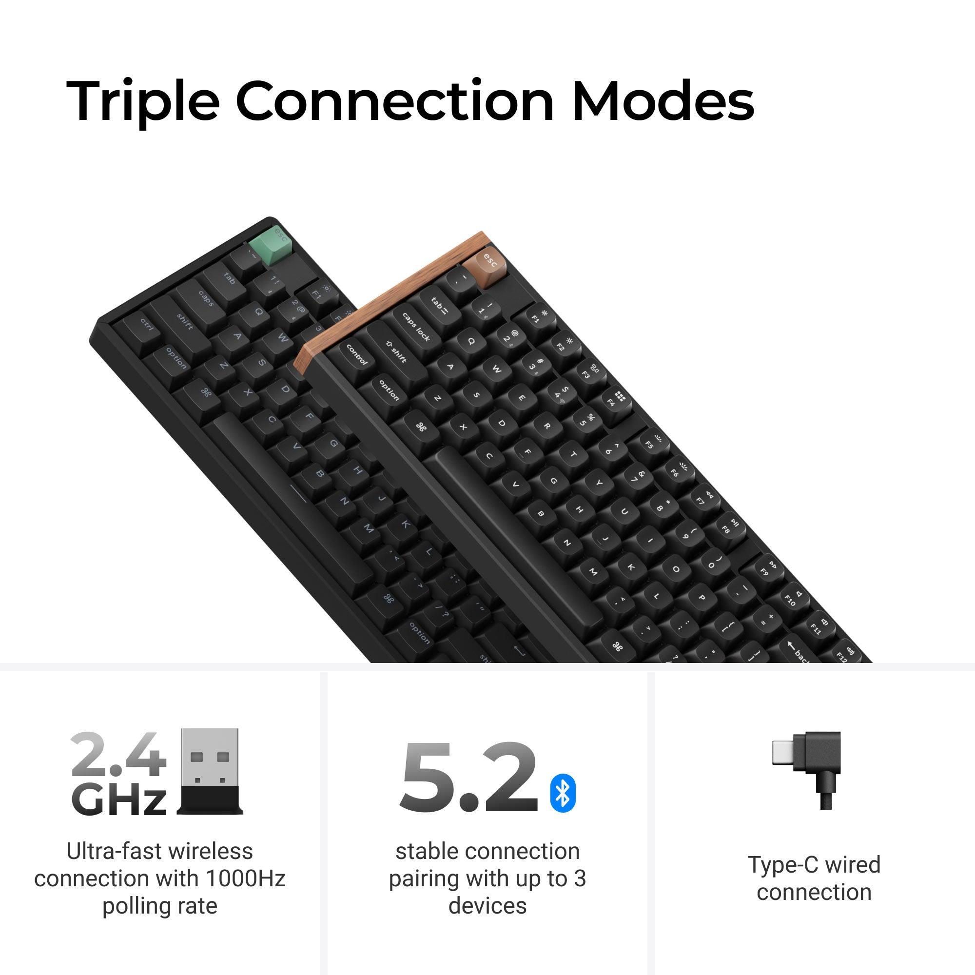 4784a72d-ea97-4cae-a813-b00c818a2df1 KEYBOARD WRL K10 HE/BLACK K10H-J1 KEYCHRON