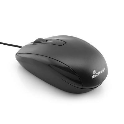 47a7f874-7d40-447c-ad65-374a12cf9030 MOUSE USB OPTICAL BLACK/3-BUTTON MROS210 MEDIARANGE
