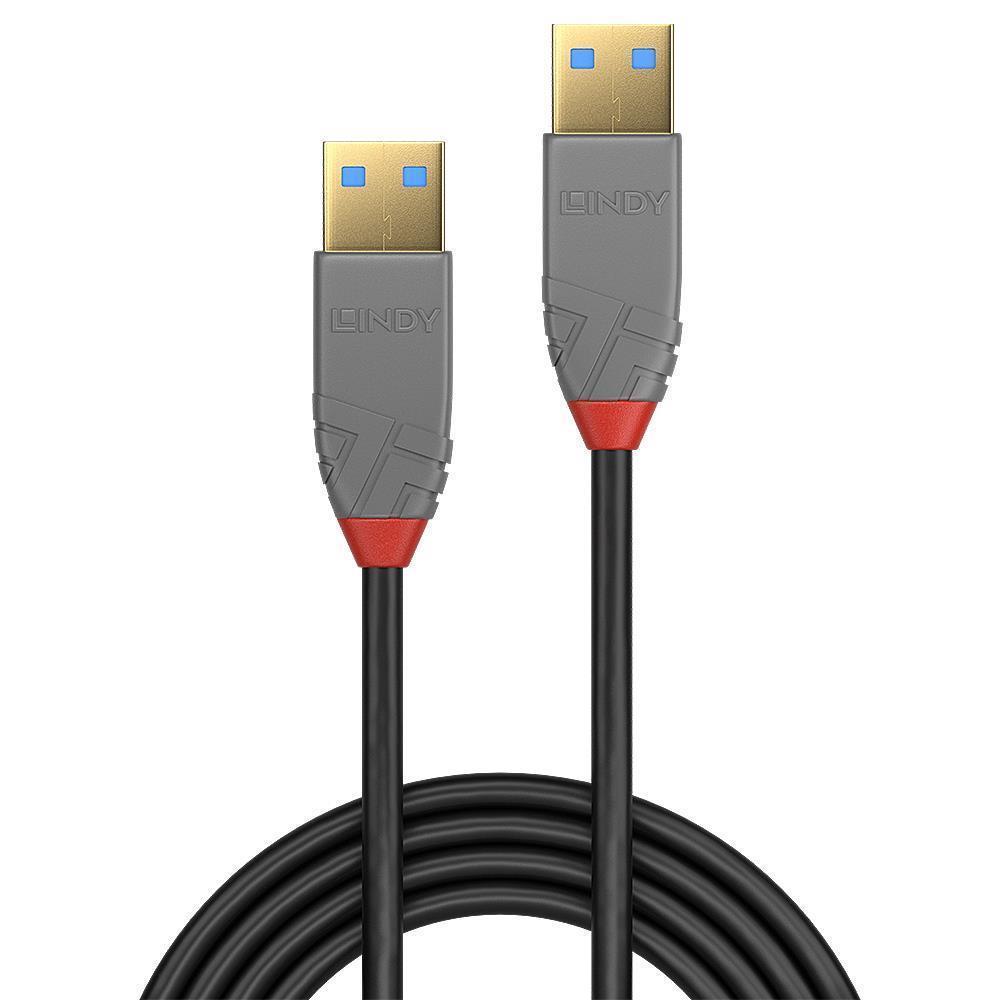 47d15f19-5349-4aed-b519-ae654905fc4d CABLE USB3.2 TYPE A 0.5M/ANTHRA 36750 LINDY