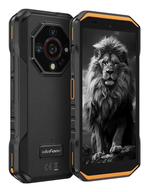 Ulefone Armor X32 Pro, 8GB RAM, 256GB atmintis, oranžinė spalva