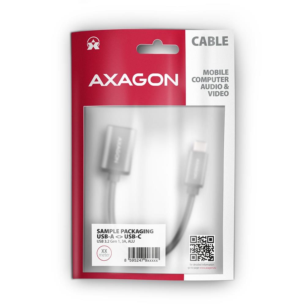 4904f6d6-a23f-4646-b827-3ef21de70e4b I/O ADAPTER USB-C M TO USB-A F/0.2M RUCM-AFAC AXAGON